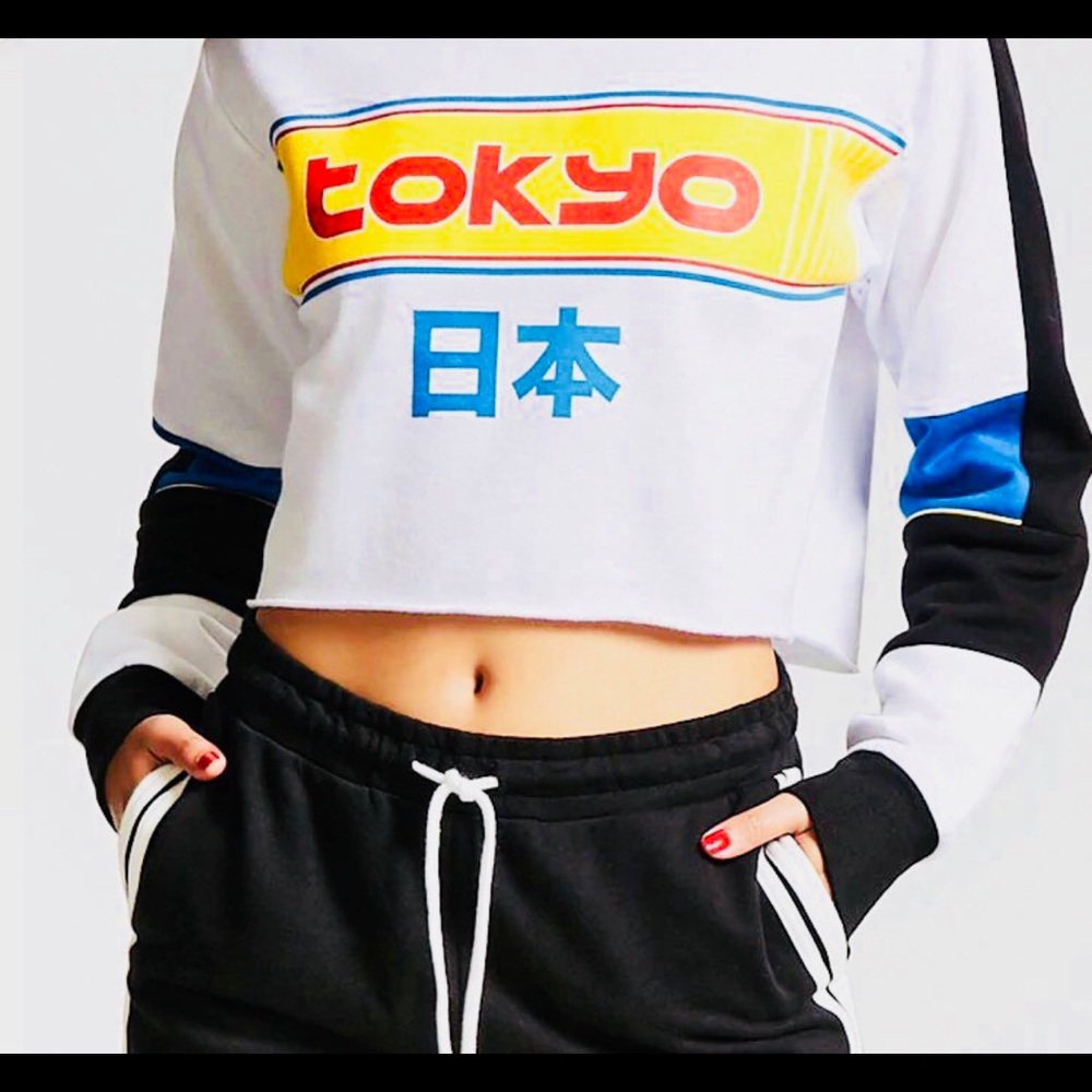 NWOT. Cozy, cropped, Tokyo sweater.